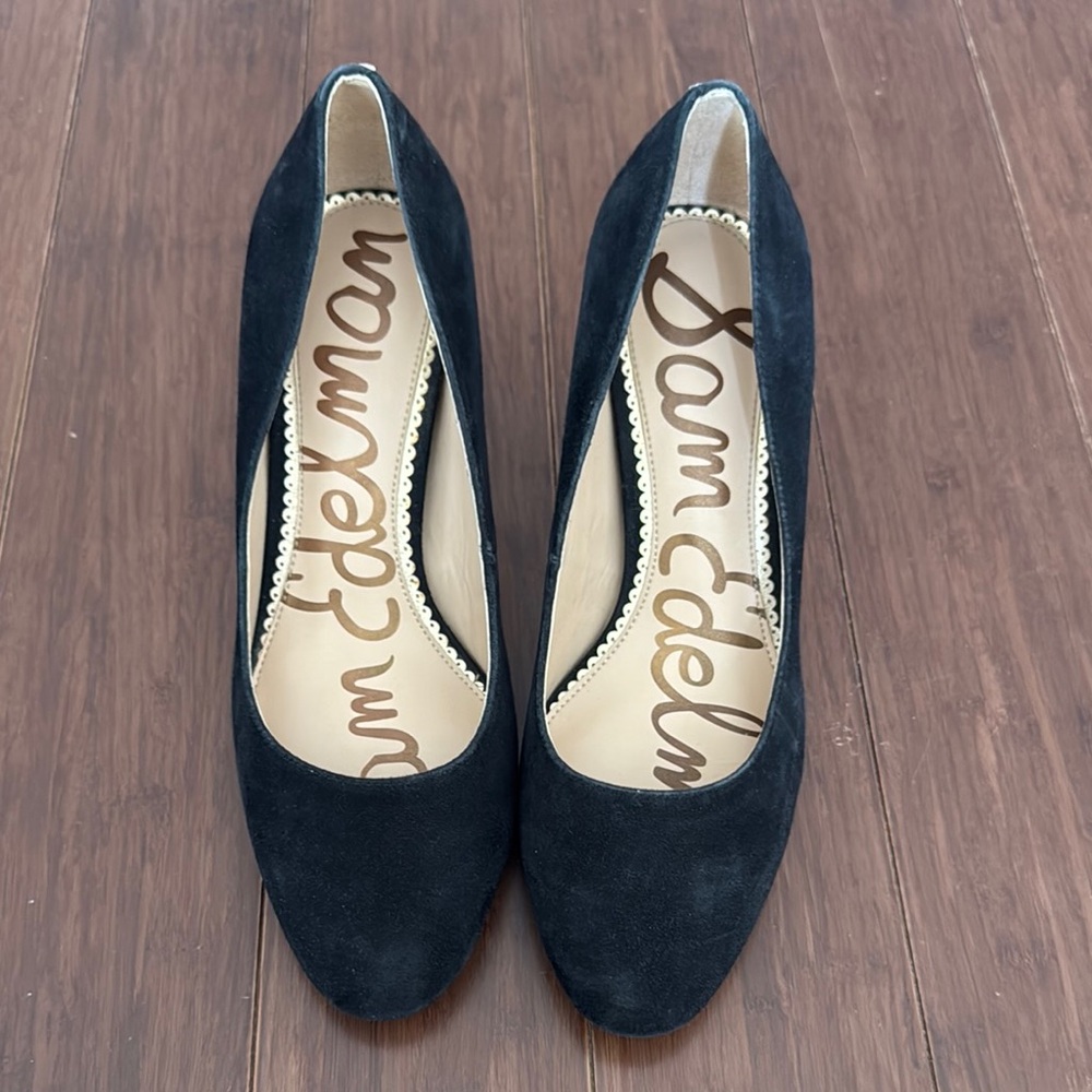 Sam Edelman Black Suede Women's Shoes
